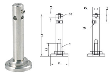 Stainless Steel GreenLine Trellis Post